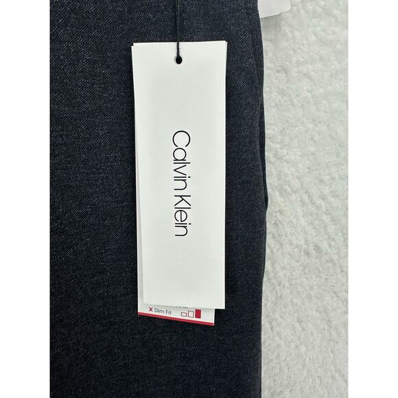 Calvin Klein Men's Knit Slim-Fit Suit Separate Pants, Gray, 36Wx34L - Picture 8 of 8